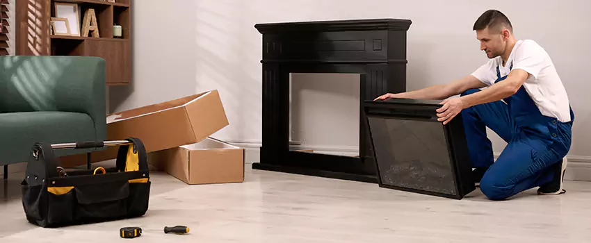 Old Rusted Metal Fireplace Repair And Replacement in Los Lunas, NM